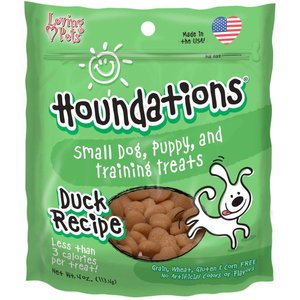 Loving Pets Houndations Duck Dog Soft & Chewy Treat, 4-oz bag