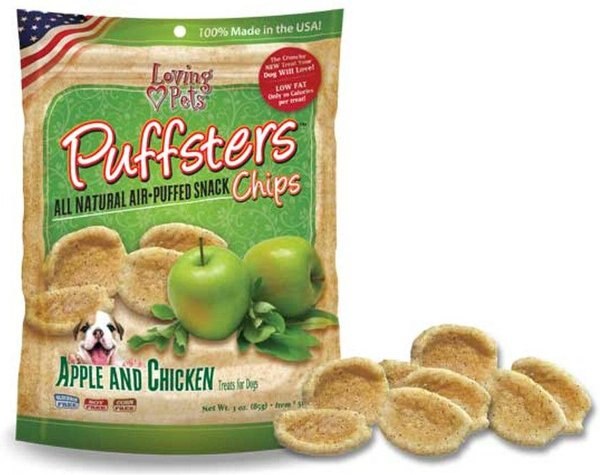 Loving Pets Flavorfullz Chicken Flavor Crunchy Filled Dog Treats, 6-oz bag