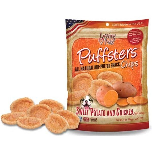 SNOOK'S Sweet Potato Chips Dog Treats, 8oz bag
