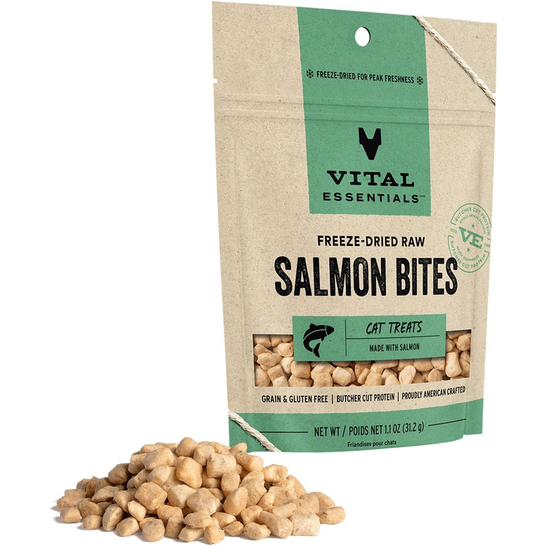 Vital Essentials Minnows Freeze-Dried Raw Cat Treats, 0.5-oz