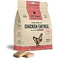 Vital Essentials Chicken Mini Patties Entree Freeze-Dried Raw Dog Food, 14-oz bag