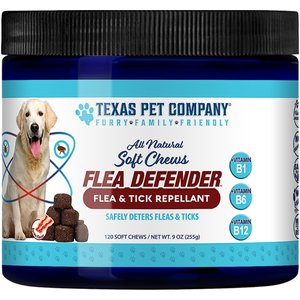 Texas Pet Company Flea Defender Soft Chews Dog Supplement, 120 count