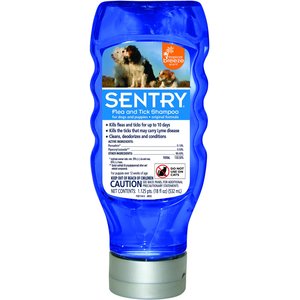 Sentry Flea & Tick Tropical Breeze Shampoo for Dogs, 18-oz bottle