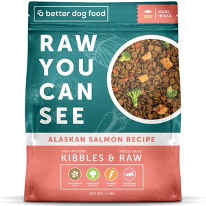 A Better Treat Raw Salmon Dog Freeze-Dried Food, 4-lb bag