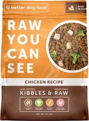 A Better Treat Dog Food Chicken Dog Freeze-Dried Food, 15-lb bag
