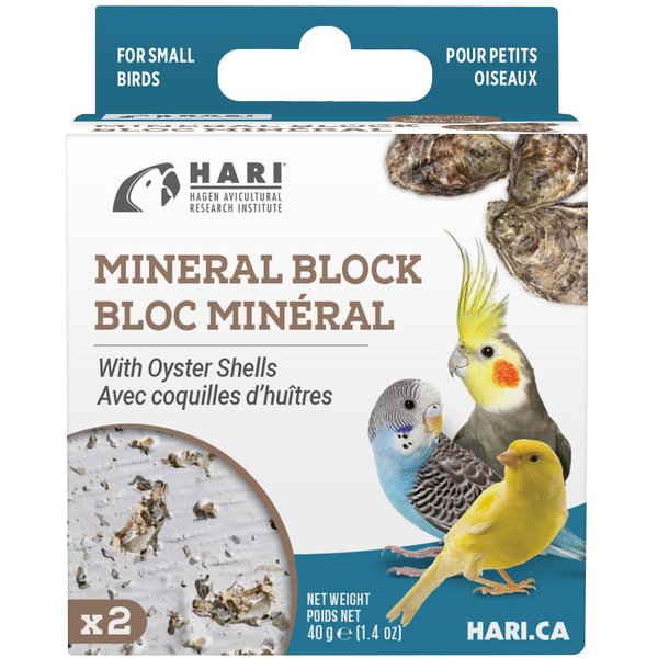 HARI Mineral Block with Oyster Shells Bird Beak Conditioner