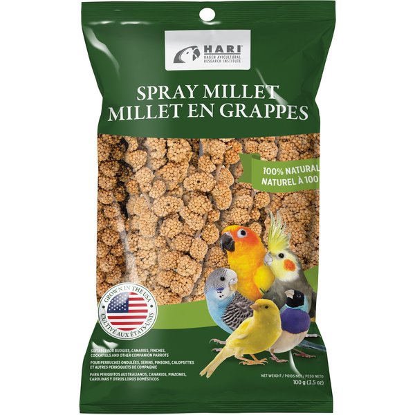 KAYTEE Natural Spray Millet Bird Treats, 12 count