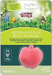 Living World Mineral Block Apple Bird Beak Conditioner