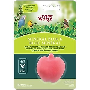 Living World Mineral Block Apple Bird Beak Conditioner