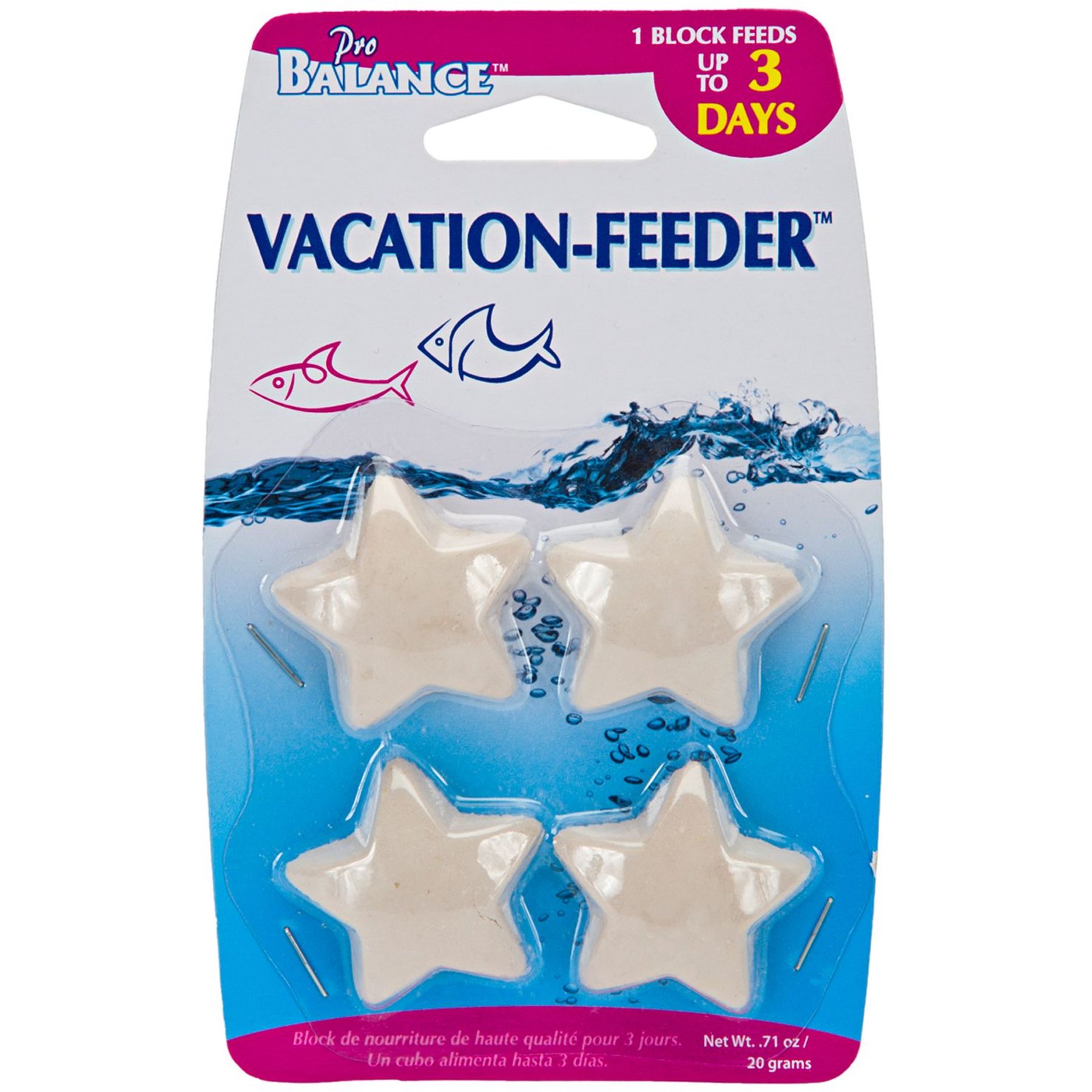 Fish Food Vacation Feeder Penn-Plax Pro Balance 7-Day Betta Blocks