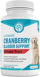 Wanderfound Pets Ultimate Cranberry Bladder & Urinary Tract Support Cat & Dog Supplement, 90 count