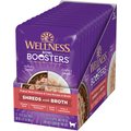 Wellness Bowl Boosters Flaked Salmon & Tuna Wet Cat Topper, 1.75-oz pouch, case of 12