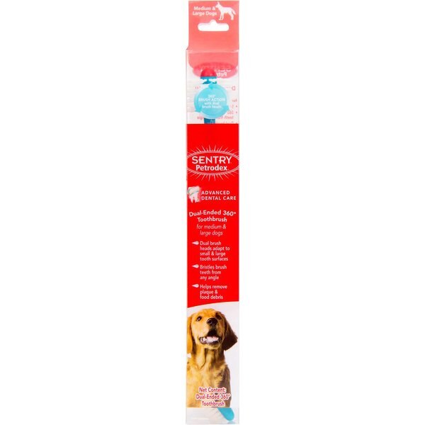 NYLABONE Advanced Oral Care Finger Brush Dog Toothbrush, 2pack