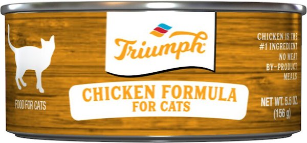 triumph canned cat food