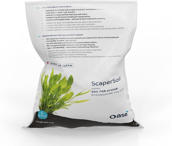 OASE Indoor Aquatics ScaperLine 3 Fish Soil, Black