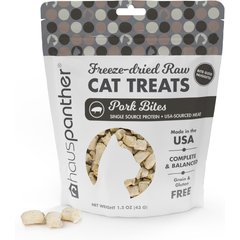 Hauspanther Pork Bites Nuggets Freeze-Dried Raw Cat Treats, 1.5-oz bag