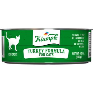 Triumph Turkey Formula Canned Cat Food, 5.5-oz, case of 24