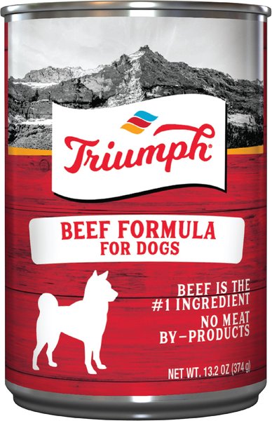 Triumph Beef Formula Canned Dog Food, 13.2-oz, case of 12 slide 1 of 9