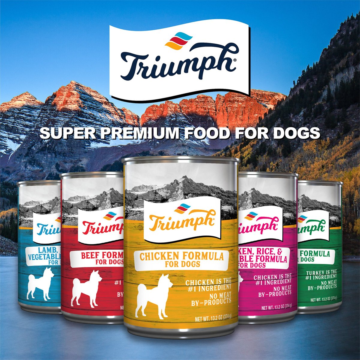 Triumph wet best sale dog food