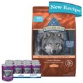 Blue Buffalo Wilderness Large Breed Chicken Adult Dry Dog Food + Beef & Chicken Grill Canned Dog Food