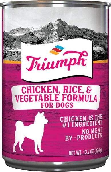 Triumph Chicken, Rice 'N Vegetable Formula Canned Dog Food, 13.2-oz, case of 12 slide 1 of 9