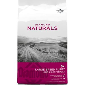 Diamond Naturals Large Breed Puppy Formula Dry Dog Food, 40-lb bag, bundle of 2