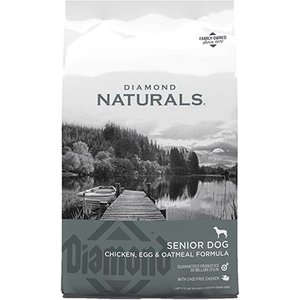 DIAMOND Naturals Senior Formula Dry Dog Food 35 lb bag bundle of