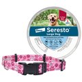 SecureAway Dog Flea Collar Protector, 14-20-in, MultiPaw + Seresto Flea & Tick Collar for Dogs, over 18 lbs, 1 Collar (8-mos. supply)