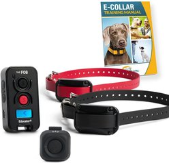 Educator FE-562B with Finger Button 2 Dog Remote Training System, Black