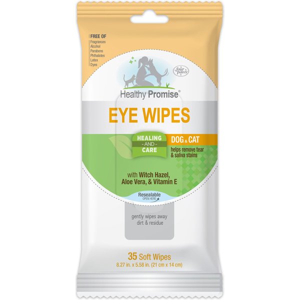 Earthbath Eye Wipes for Dogs & Cats