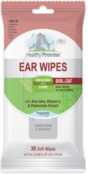 Four Paws Healthy Promise Cat & Dog Ear Wipes, 35 count