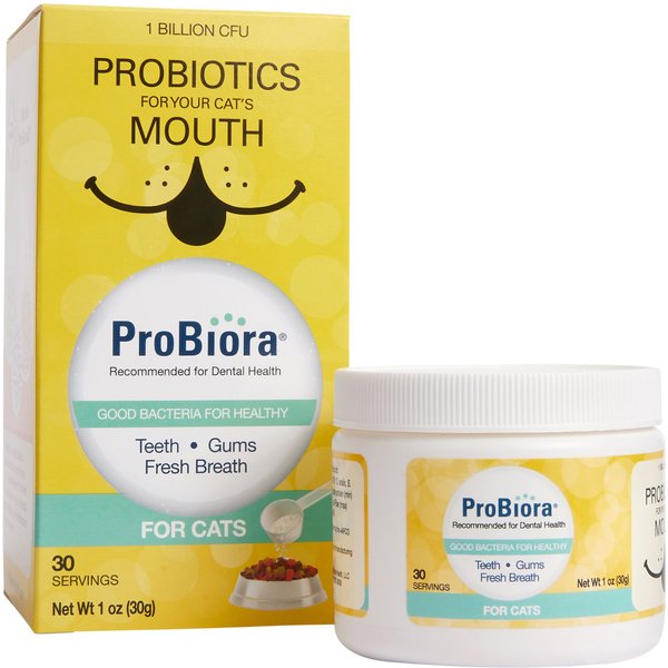 PROBIORA PET Oral Care Probiotic Cat Dental Supplement, 30 count