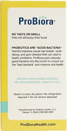 ProBiora Pet Oral Care Probiotic Cat Dental Supplement, 30 count