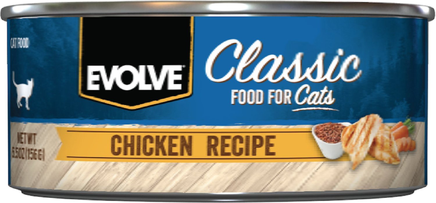 evolve canned cat food