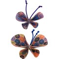 KONG Bat-A-Bout Vibez Butterfly Cat Toy, Multicolor, 2 count