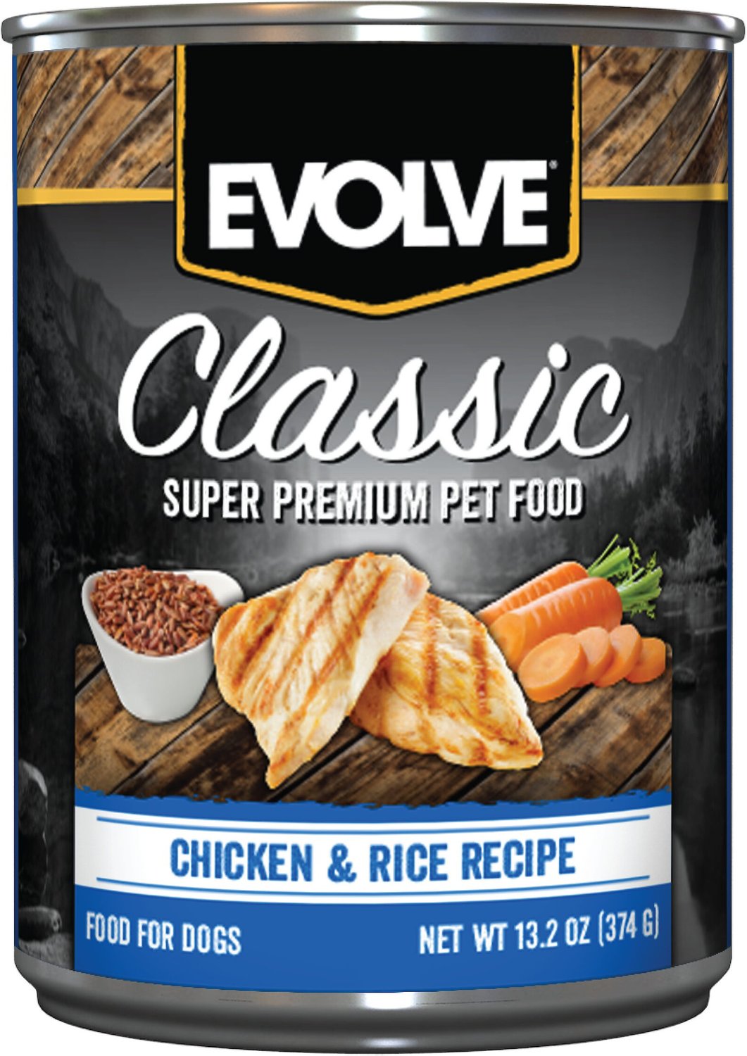 evolve lamb and rice dog food