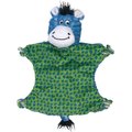 KONG Knots Flatz Zebra Dog Toy, Blue, Medium & Large