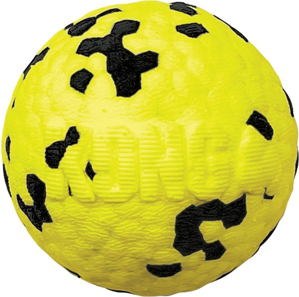 KONG Reflex Ball Dog Toy, Yellow, Yellow, Medium 