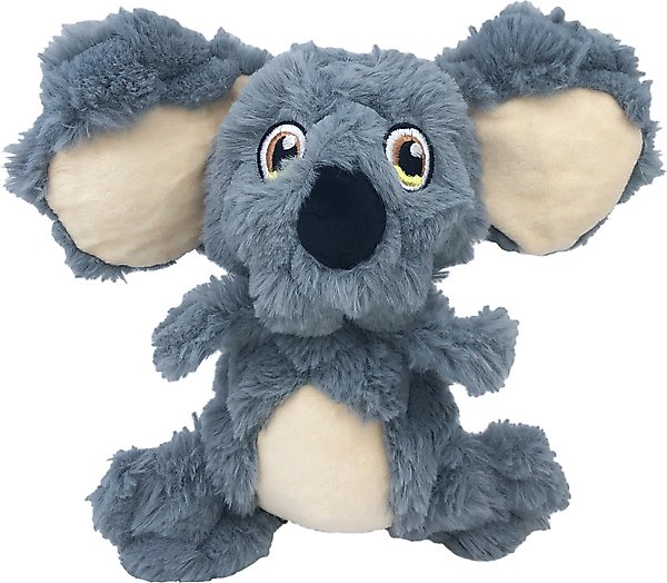 KONG Scrumplez Koala Dog Toy, Grey, Medium