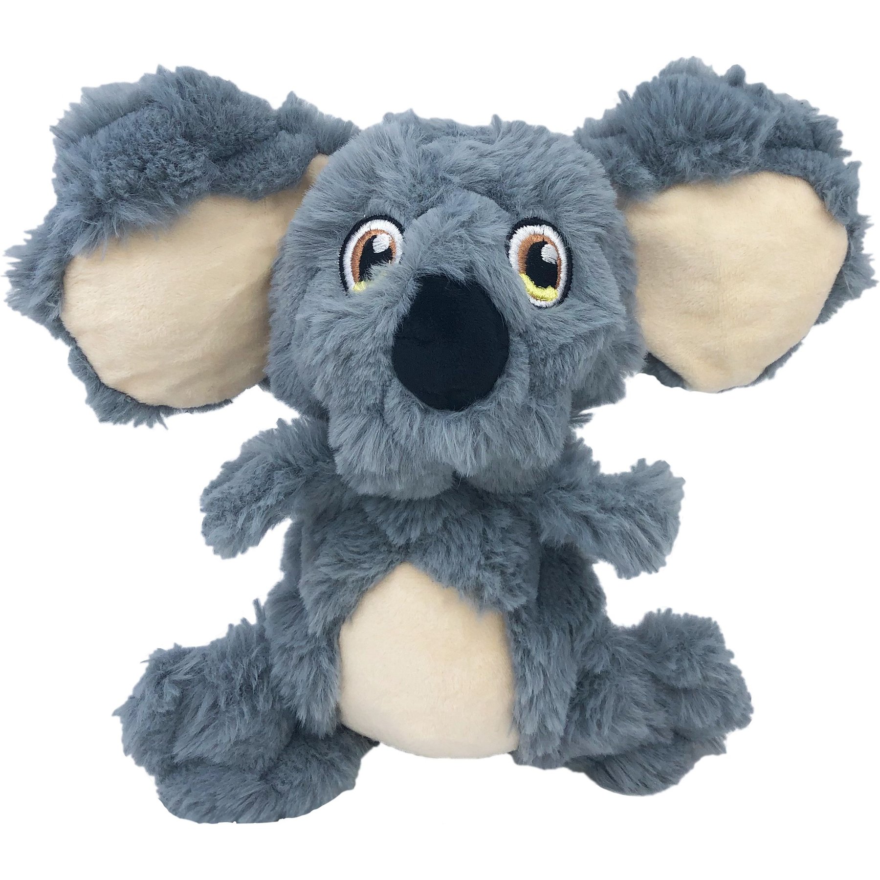 FuzzYard Christmas Coco Koala Dog Toy, Large, Grey