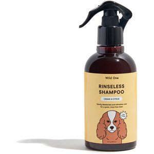 Wild One Cedar & Citrus Scented Rinseless Dog Shampoo, 10-oz bottle
