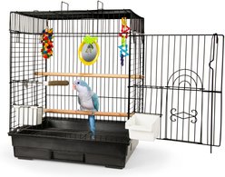 Featherland Paradise 448S Fun Kit Bird Cage, Black