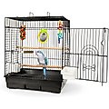 Featherland Paradise 448S Fun Kit Bird Cage, Black