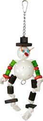 Featherland Paradise Wiffle Ball Snowman Bird Toy