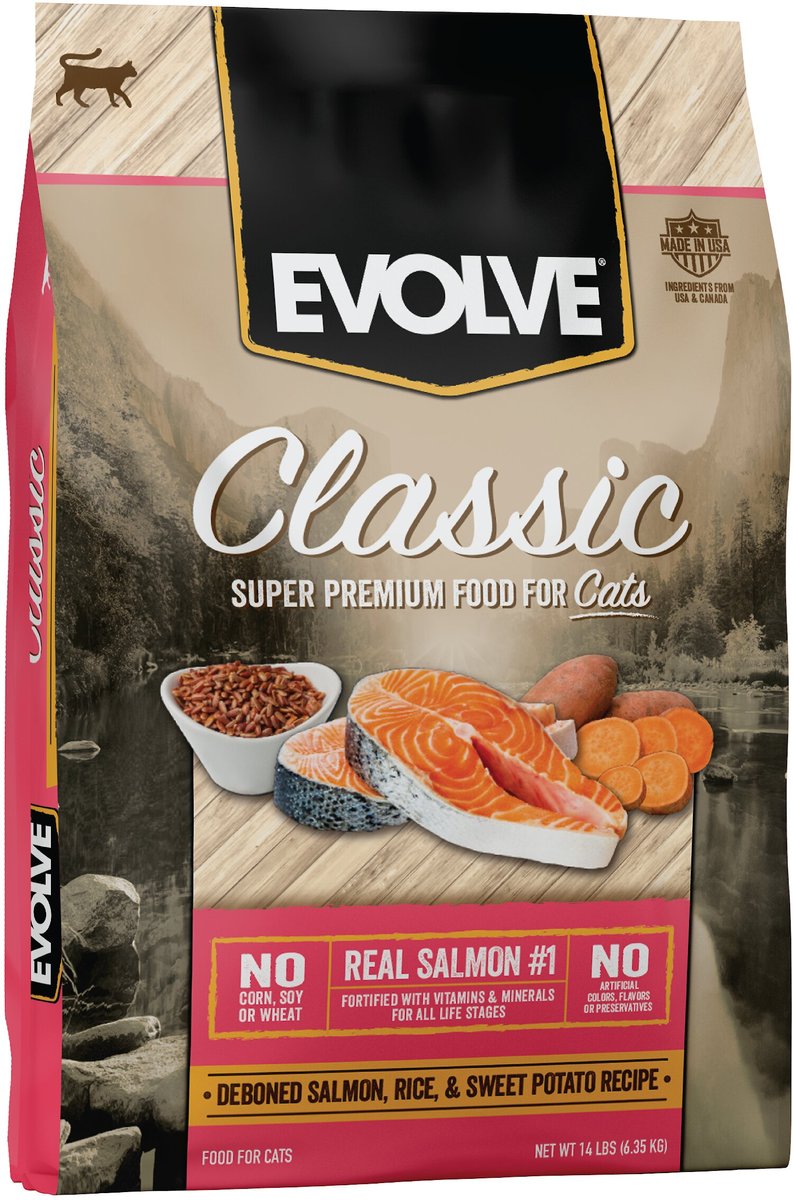 Evolve classic cat food sale