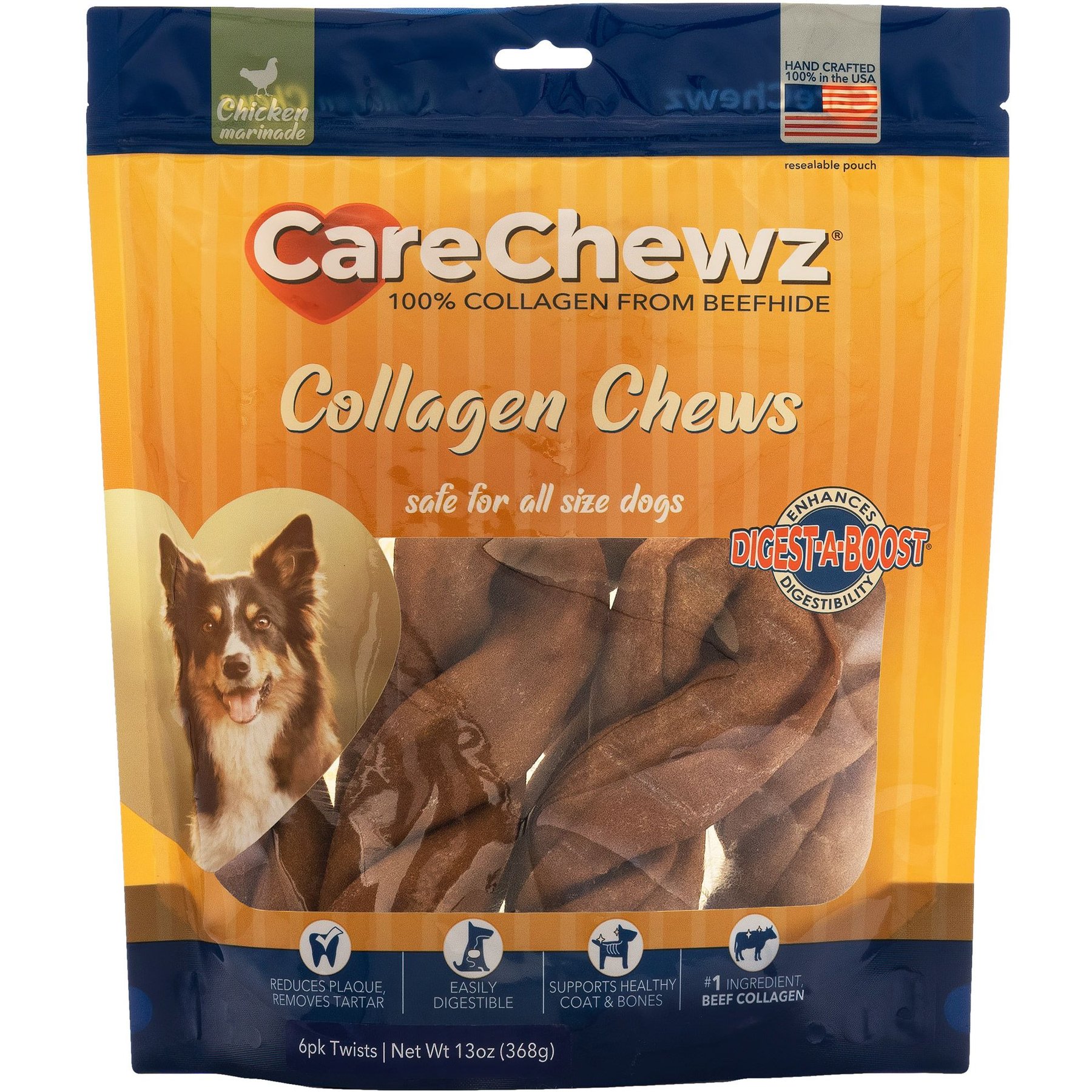 PET FACTORY CareChewz Collagen Slices Natural Flavored Chewy Dog Treats ...