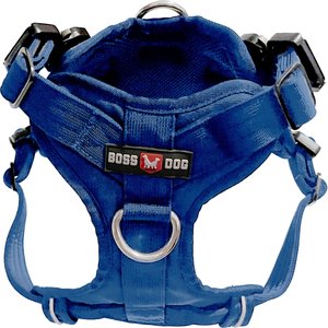 Boss Dog Dog Harness with Boss Clips, Blue, X-Large