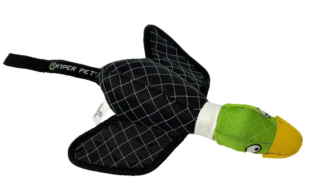 HYPER PET Flying Series Dog Toy, Flying Green Duck