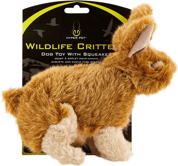 Hyper Pet Wildlife Critter Dog Toy, Rabbit slide 1 of 10