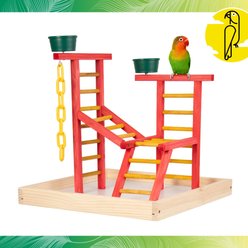 Featherland Paradise 18-in Bird Playland with Cups Bird Perch slide 2 of 8